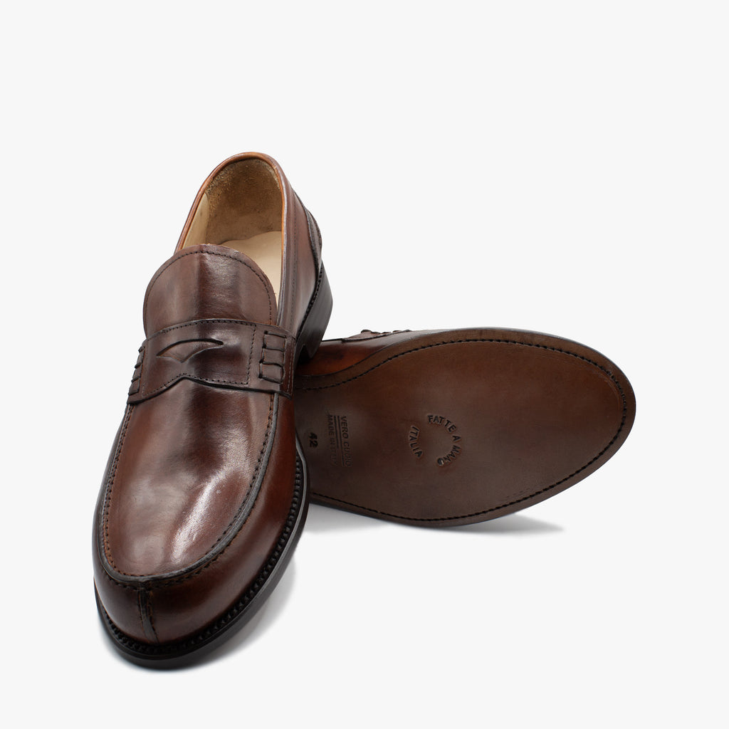 Mocassino 420 da uomo cuoio