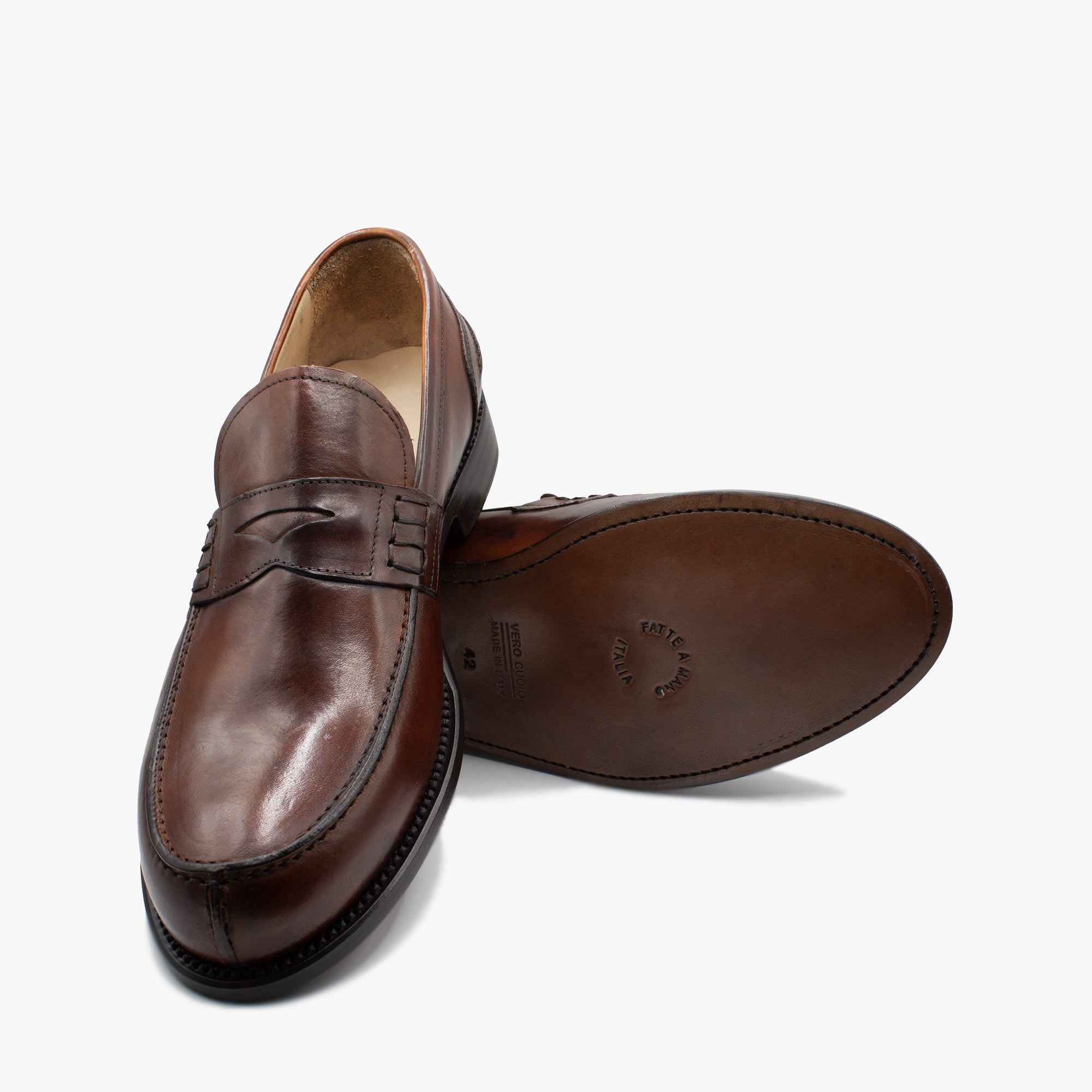 Mocassino 420 da uomo cuoio
