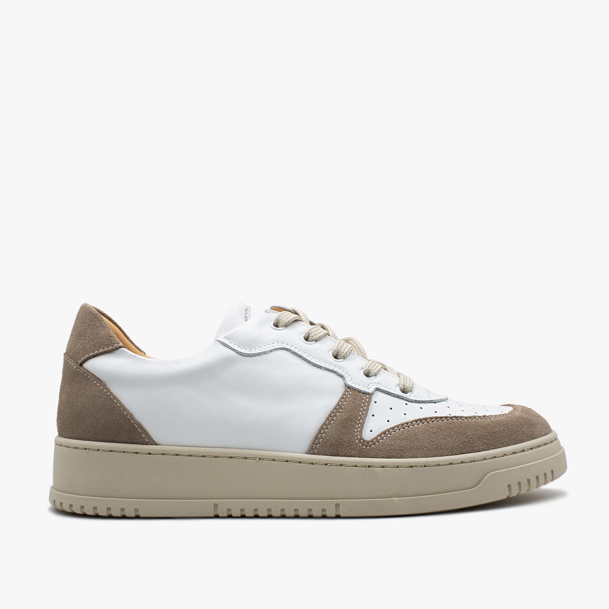 Sneaker 825U uomo bianca e beige