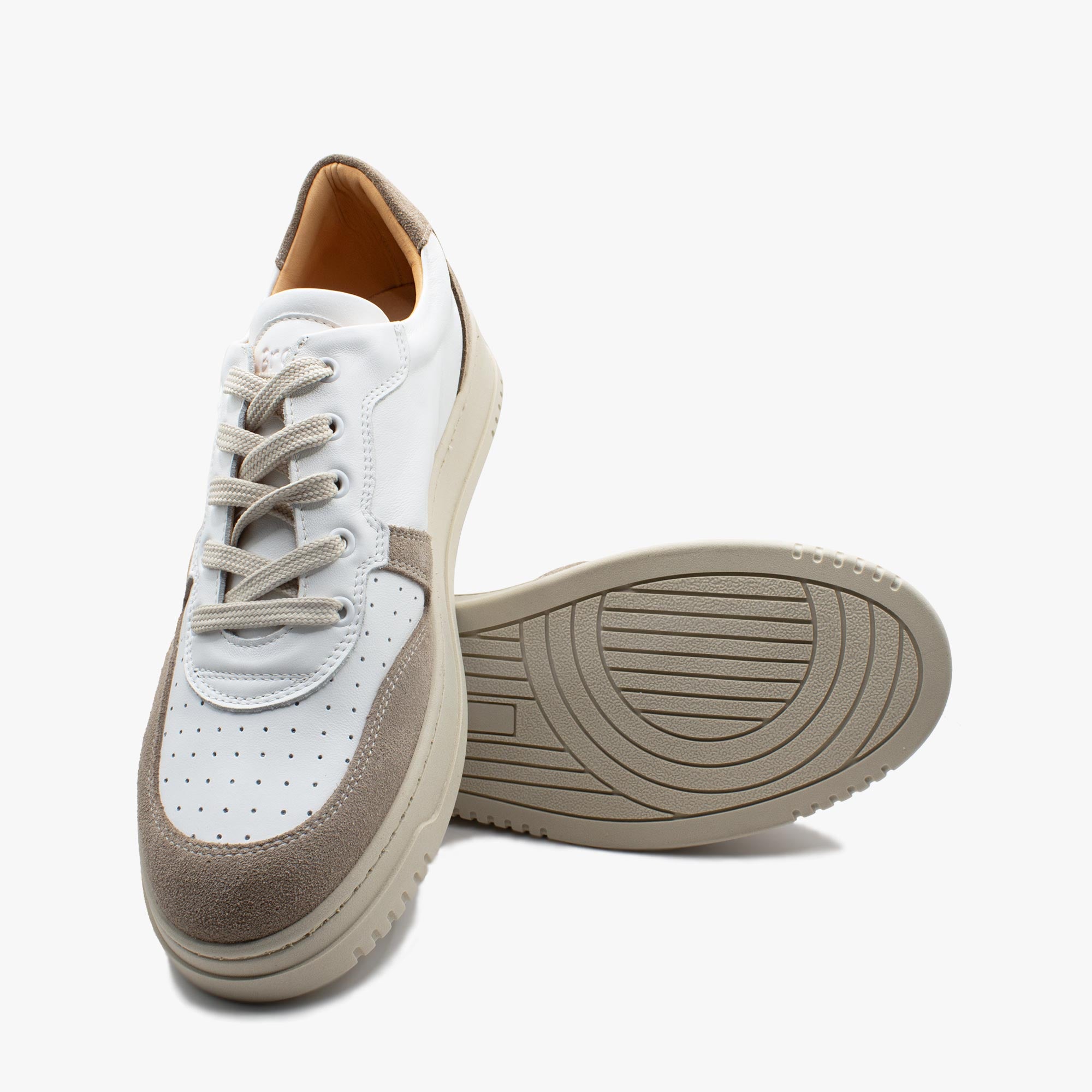 Sneaker 825U uomo bianca e beige