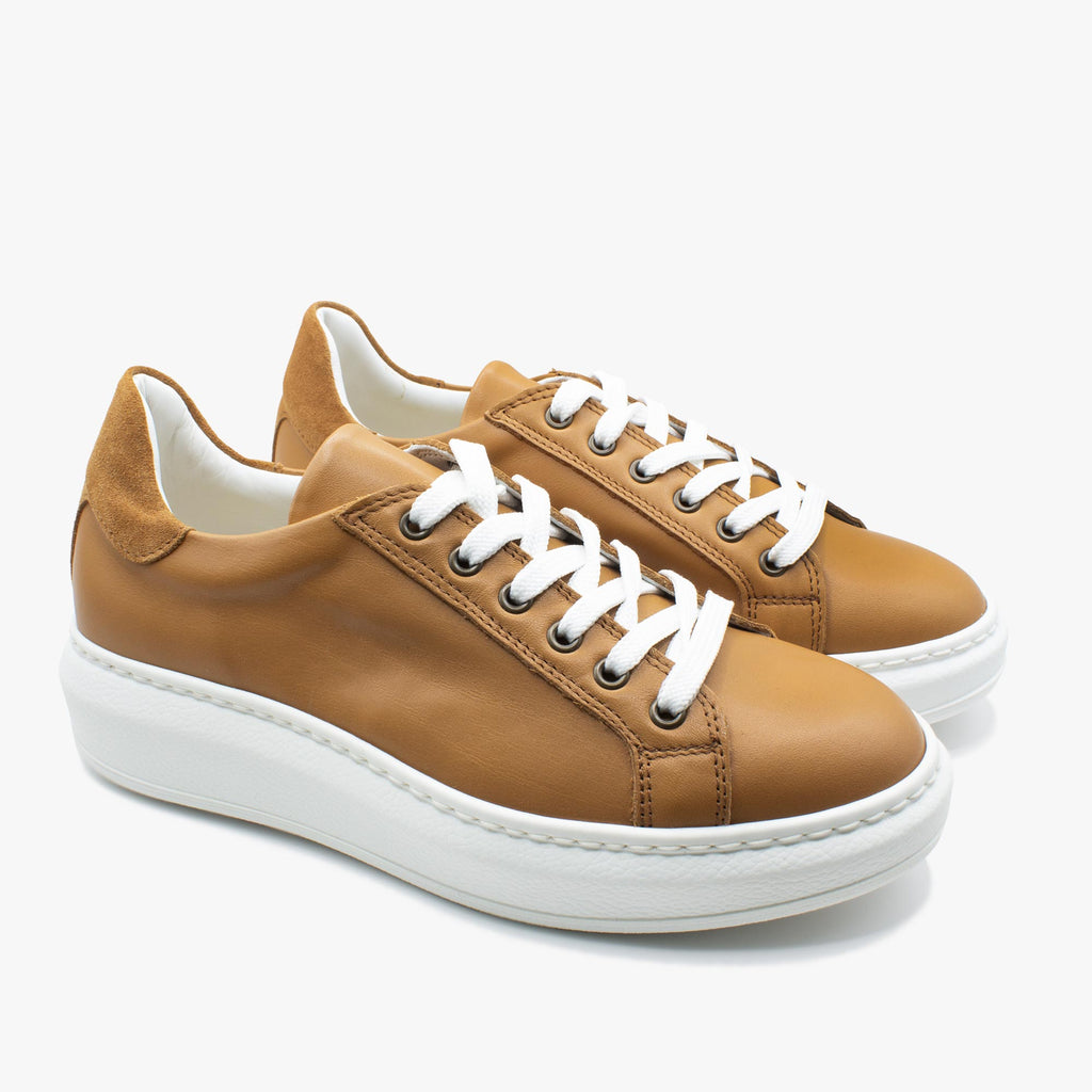Sneaker 828 donna cognac